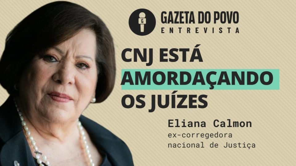 cnj esta amordacando juizes com pensamento divergente diz ex corregedora nacional