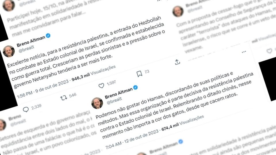 conib pede suspensao de redes sociais de jornalista por incitacao a violencia contra judeus