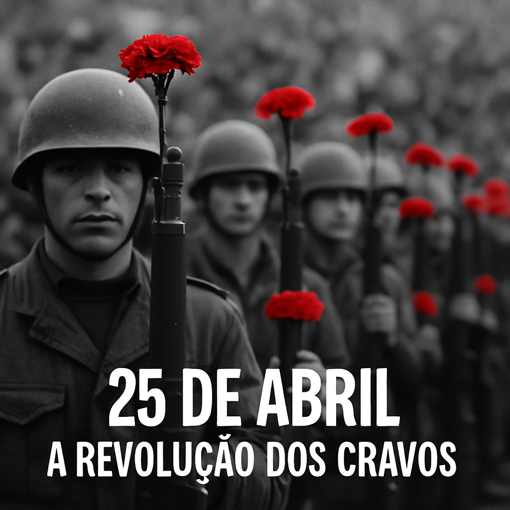 25 de Abril: cravos nas armas, liberdade nos passos