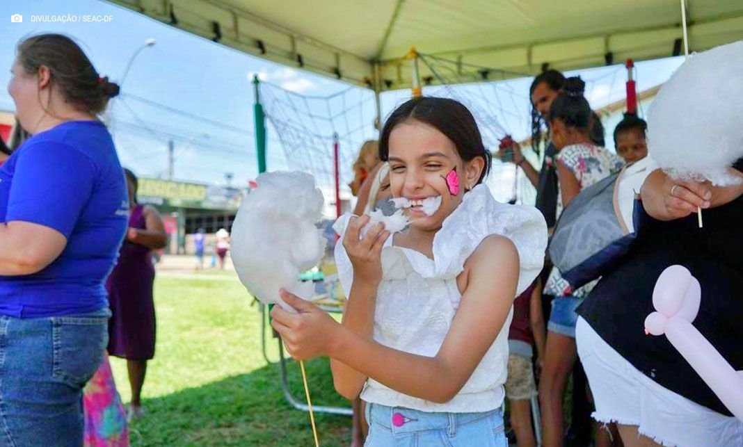 Samambaia e Água Quente recebem ações de lazer e cidadania para as crianças