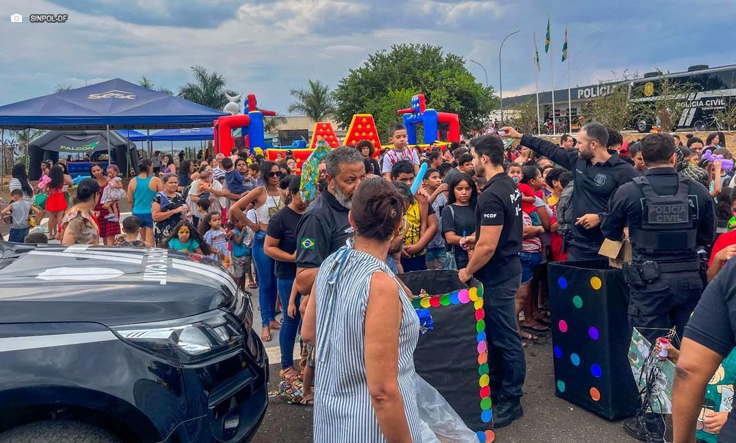Sinpol-DF e 6ª DP promovem festa de Dia das Crianças no Paranoá na sexta (10)